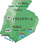 Frederick Maryland Crop Map